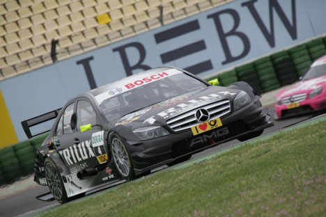 Ralf Schumacher i ny Mercedes CLK 2009.